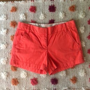 J Crew Chino Shorts in Orange (sz 4)